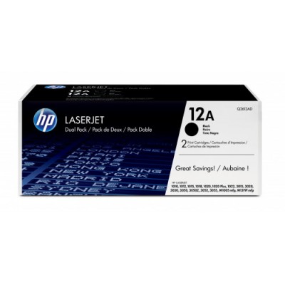 HP 12A TONER HP12A NEGRO Q2612AD