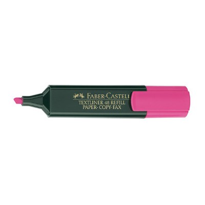 MARCADOR FLUOR TEXTLINER ROSA FABER CASTELL 154828