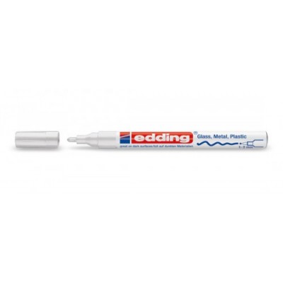 MARCADOR PERMANENTE 1 2MM 751 BLANCO EDDING 751 049