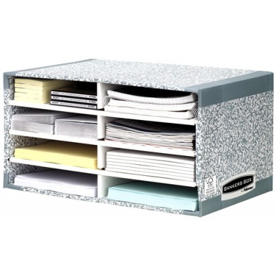 ORGANIZADOR GRIS BLANCO BANKERS BOX 08750EU