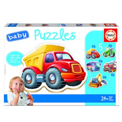 BABY PUZZLE VEHICULOS 24M EDUCA BORRAS 14866