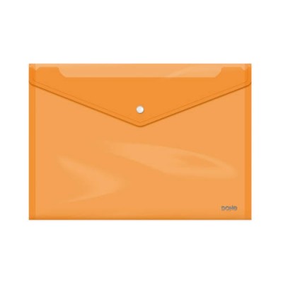 SOBRES POLIPROPILENO BROCHE NARANJA FOLIO APAISADO 360X255 DOHE 91478