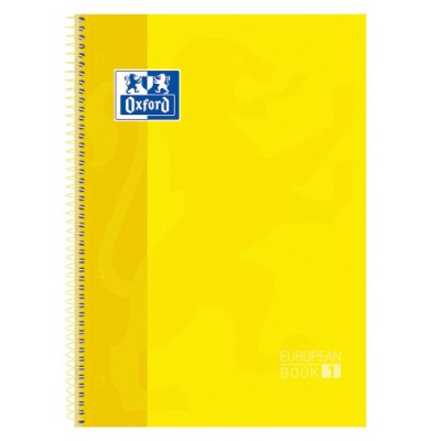 Oxford Europeanbook 1 cuaderno y block A4 80 hojas Amarillo