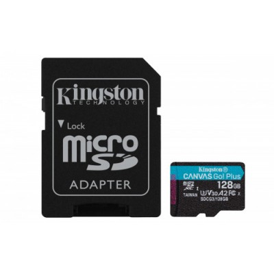 Kingston Technology Canvas Go Plus memoria flash 128 GB MicroSD Clase 10 UHS I