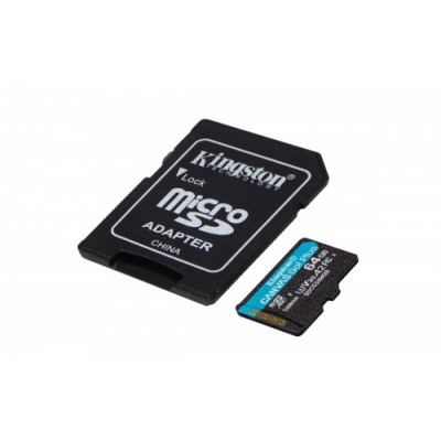 Kingston Technology Canvas Go Plus memoria flash 64 GB MicroSD Clase 10 UHS I