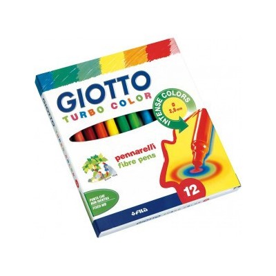 ESTUCHE 12 ROTULADORES TURBO COLOR GIOTTO F416000