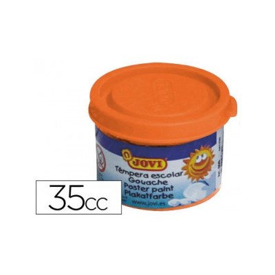 ESTUCHE TeMPERA ESCOLAR 5 BOTES 35 ML NARANJA JOVI 50306