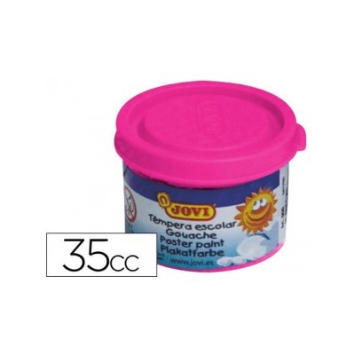 ESTUCHE TeMPERA ESCOLAR 5 BOTES 35 ML MAGENTA JOVI 50308