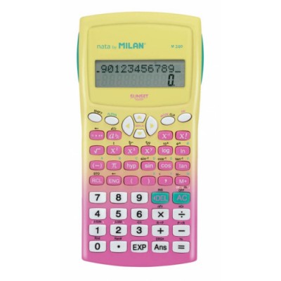 BLiSTER CALCULADORA CIENTiFICA M240 SUNSET ROSA NUEVO MILAN 159110SNPBL