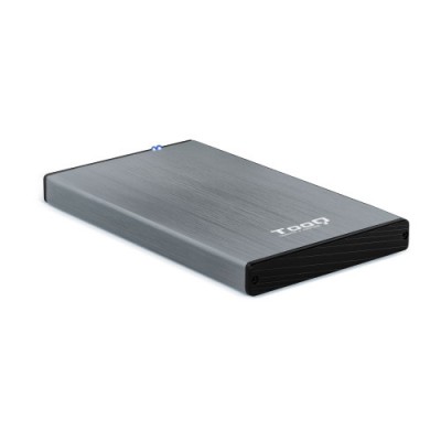 TooQ TQE 2527G caja para disco duro externo Caja de disco duro HDD Negro Gris 25