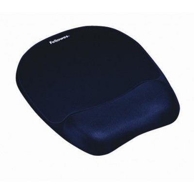 ALFOMBRILLA CON REPOSAMUNECAS MEMORY FOAM AZUL FELLOWES 9172801