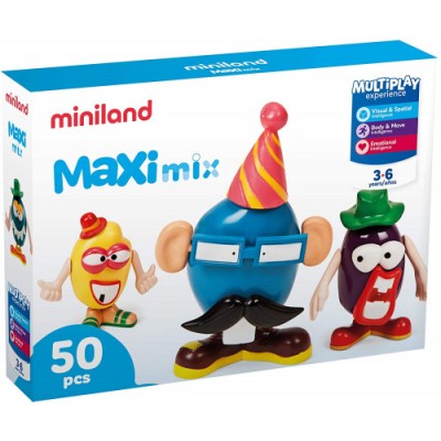 JUEGO MAXIMIX 50 PIEZAS MINILAND 97115