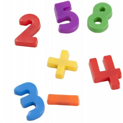 JUEGO LETRAS NUMEROS MAGNETICOS BOTE DE 162 PIEZAS MINILAND 97915