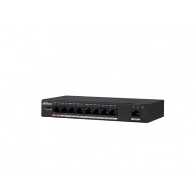 DAHUA DH PFS3009 8ET1GT 96 V2 SWITCH HI POE 8 PUERTOS 10 100 1 UPLINK 10 100 96W 8023AT LAYER 2