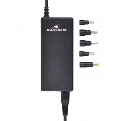 Bluestork PW NB 90 ACER DELL adaptador e inversor de corriente Interior 90 W Negro