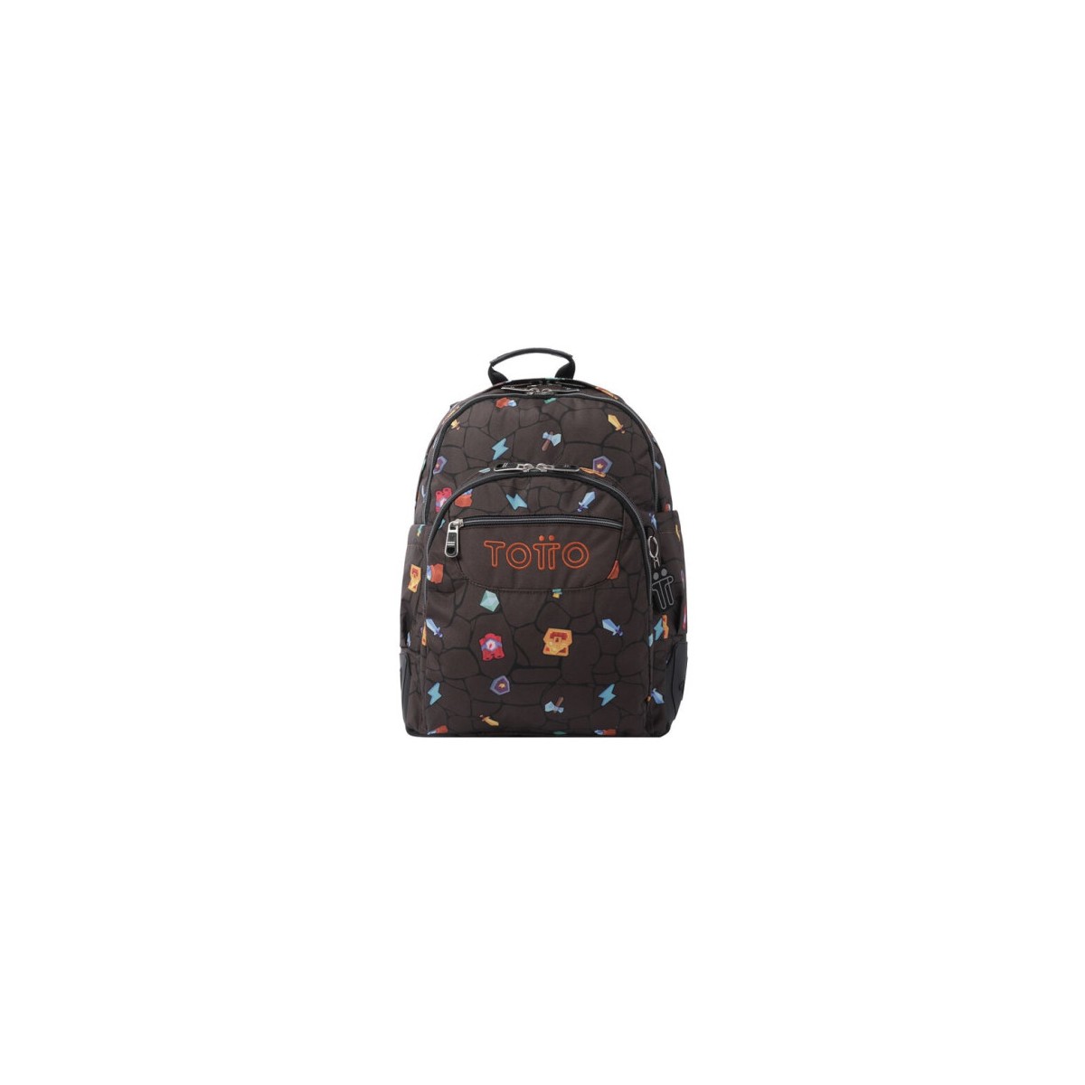 MOCHILA ESCOLAR ESTAMPADO VIDEOJUEGO CRAYOLES TOTTO MA04ECO029 2210N 3Y7