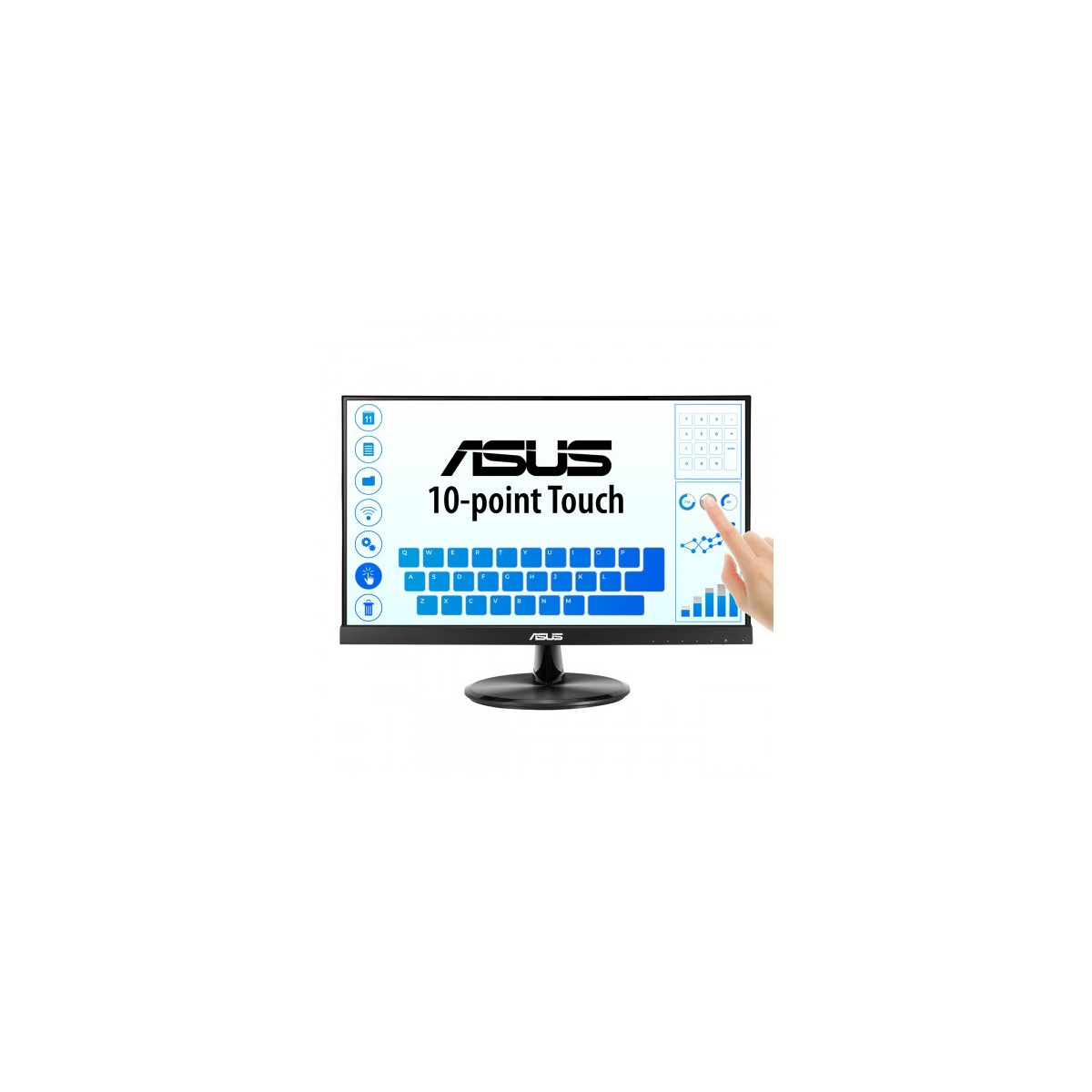 ASUS VT229H 546 cm 215 1920 x 1080 Pixeles Full HD Negro