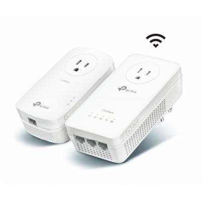 TP LINK KIT EXTENSOR WIFI AC POWERLINE AV1300 CON TOMA DE CORRIENTE ADICIONAL