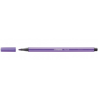 ROTULADOR PUNTA FIBRA MEDIA 1MM PEN 68 VIOLETA STABILO 68 55