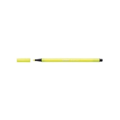 ROTULADOR PUNTA FIBRA MEDIA 1MM PEN 68 AMARILLO NEON STABILO 68 024