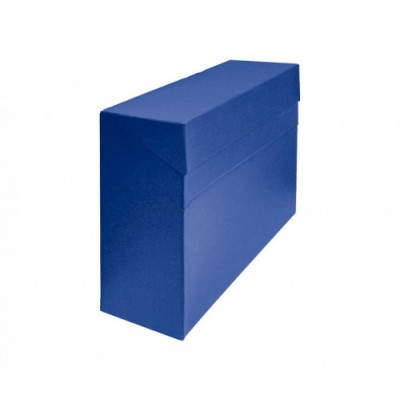 CAJA TRANSFERENCIA A4 CARTON FORRADO EN GELTEX 35X255X 11 CM AZUL MARIOLA 1675AZ