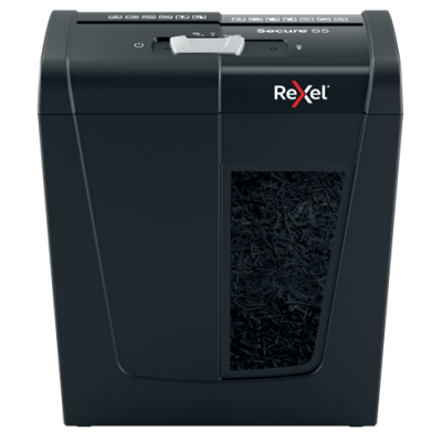 Rexel Secure S5 triturador de papel Corte en tiras 70 dB Negro