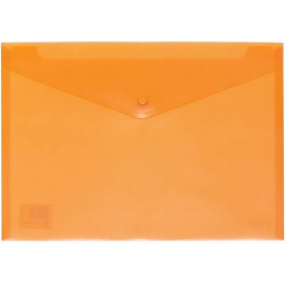 SOBRE POLIPROPILENO FOLIO SOLAPA C BROCHE PLASTICO NARANJA CARCHIVO 342K52