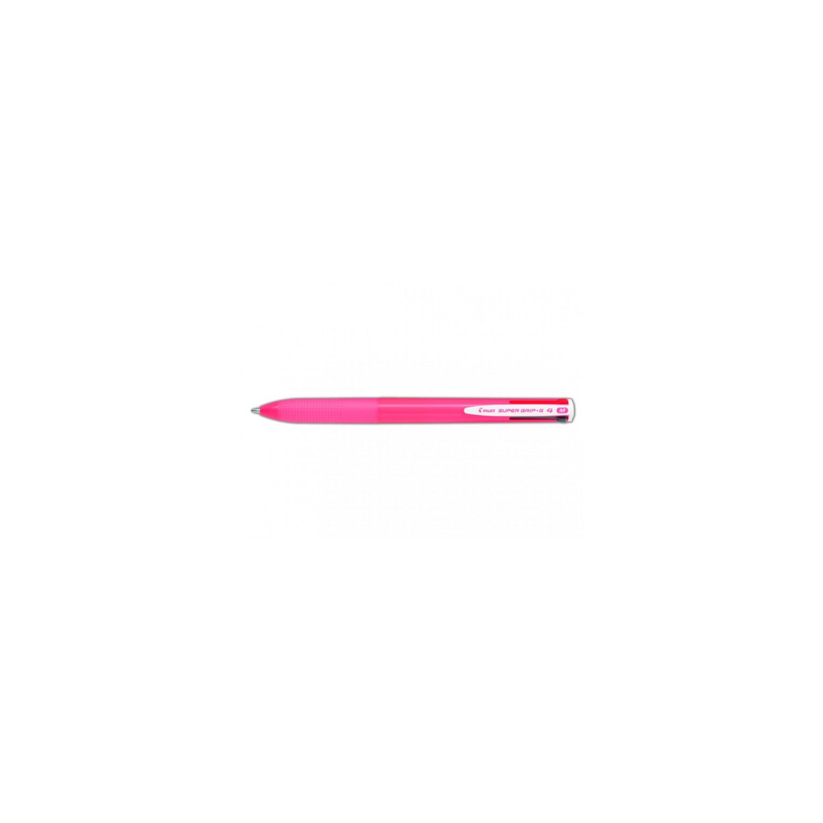 BOLIGRAFO SUPERGRIP G 4 COLORES CUERPO COLOR ROSA PILOT BPKGG 35M P