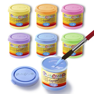 Playcolor Liquid Pintura para carteles 40 ml 6 piezas