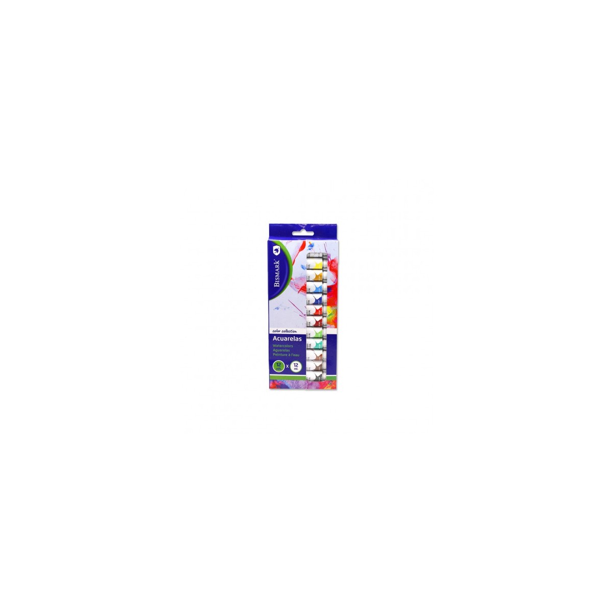 Bismark 327024 pintura a base de agua Multi 12 ml Tubo 12 piezas