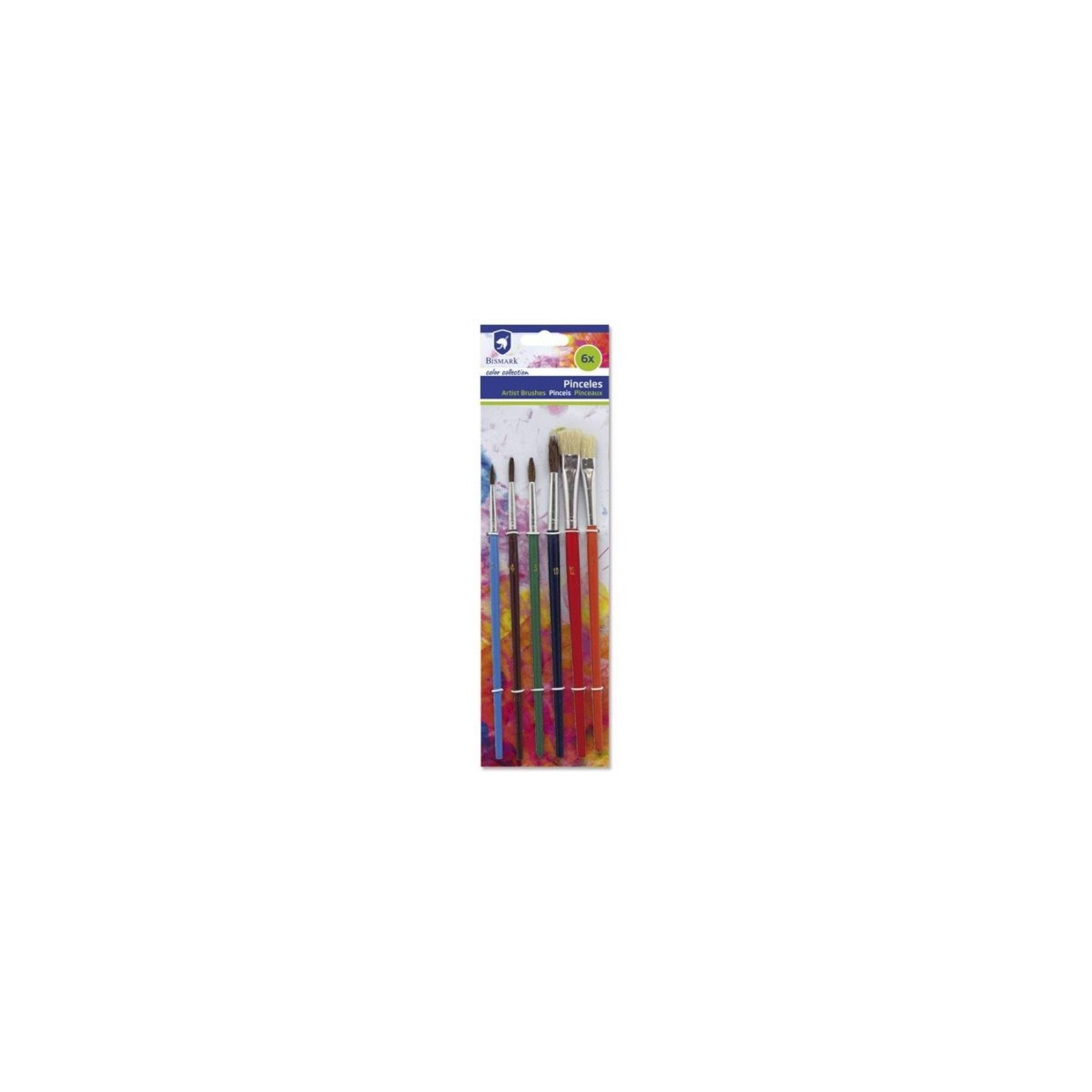 SET DE 6 PINCELES SURTIDOS BISMARK 326064