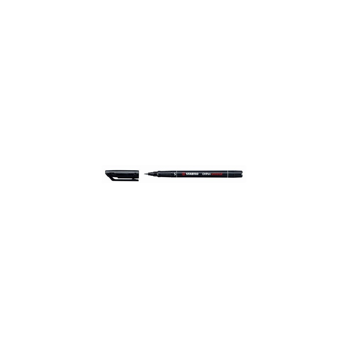 MARCADOR PERMANENTE PUNTA SUPERFINA OHPEN UNIVERSAL 04MM NEGRO STABILO 841 46