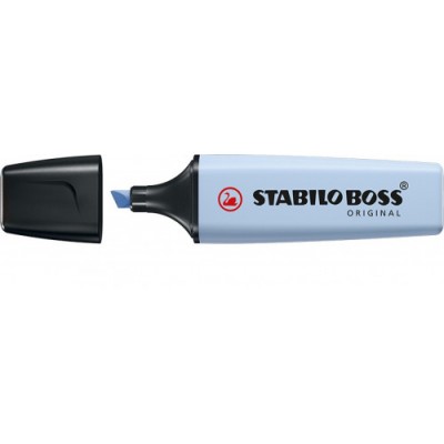 MARCADOR FLUORESCENTE BOSS PASTEL AZUL NUBLADO STABILO 70 111