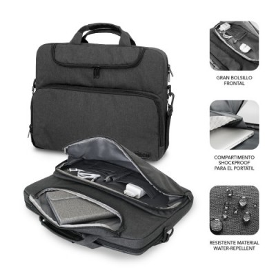 AIR PADDING LAPTOP BAG 156 DARK GREY