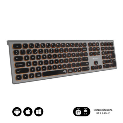 SUBBLIM Teclado Bluetooth 24G Master iluminado Ext G N